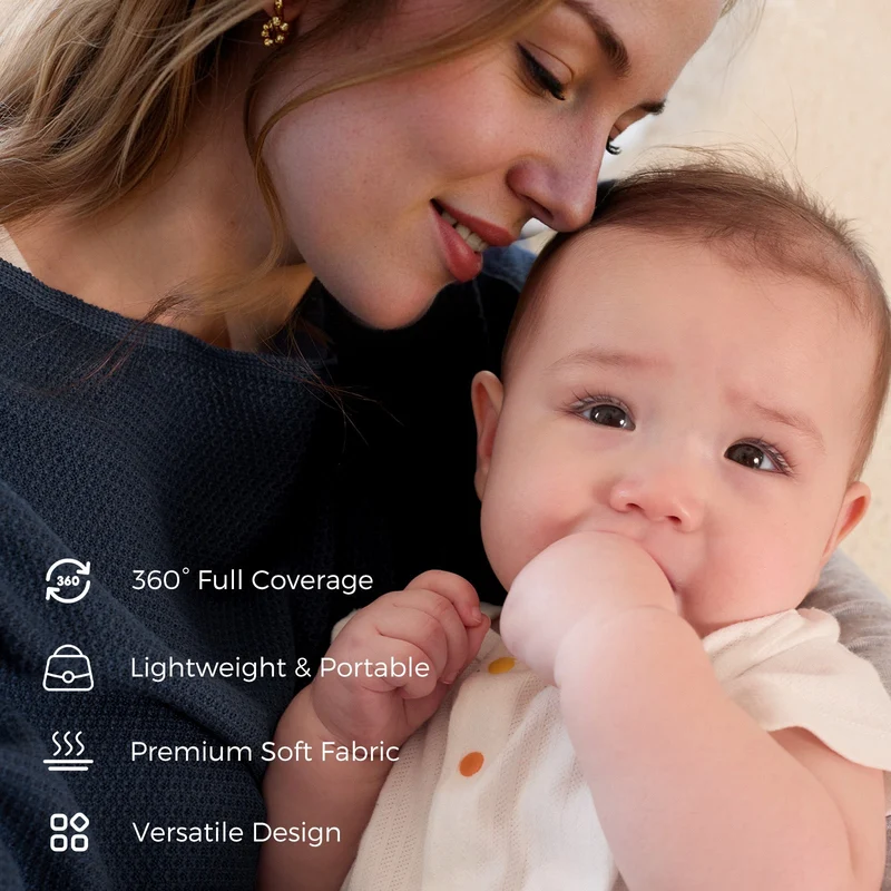 Momcozy Stilldecke – Weicher, atmungsaktiver und vielseitig verwendbarer Poncho