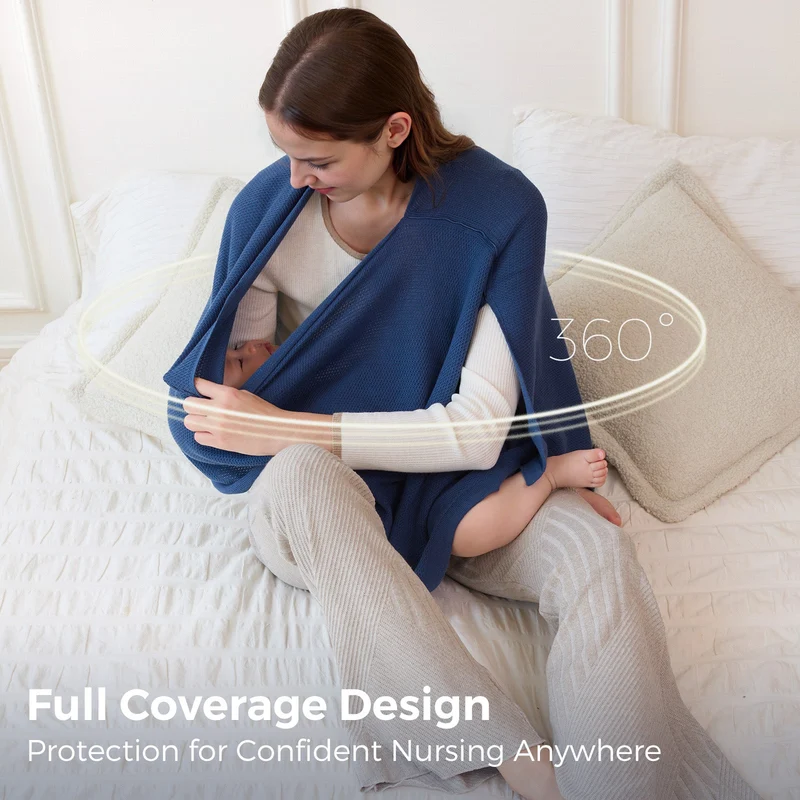 Momcozy Stilldecke – Weicher, atmungsaktiver und vielseitig verwendbarer Poncho