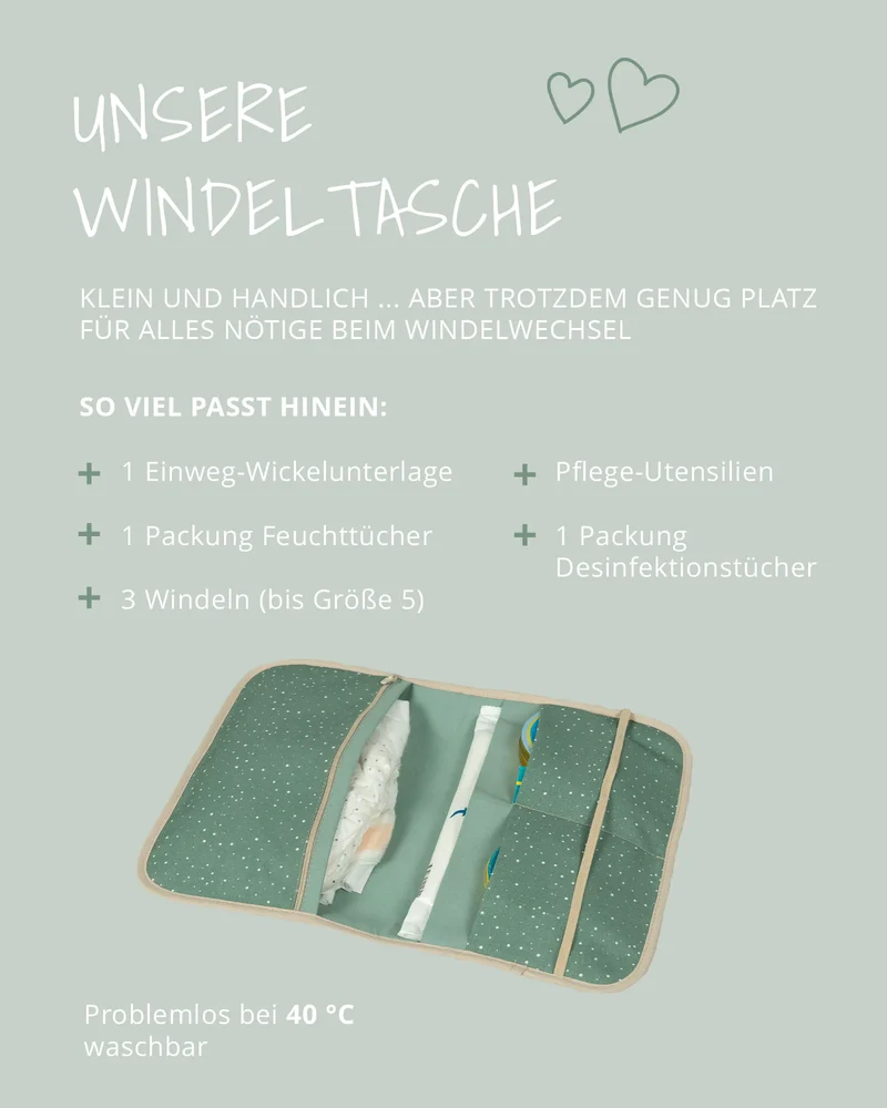 Windeltasche Classic Grün