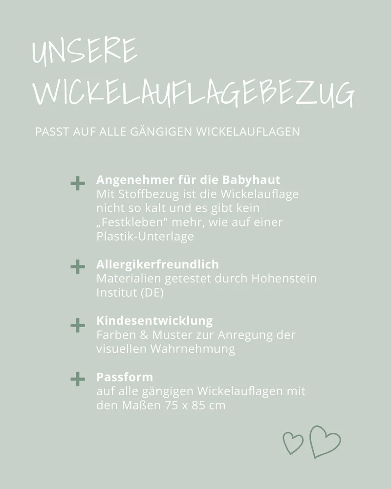Wickelauflagen-Bezug Classic Flieder