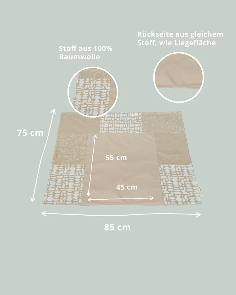 Wickelauflagen-Bezug Classic Sand