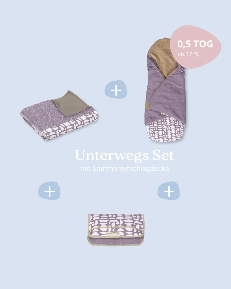 Unterwegs Set Classic Flieder