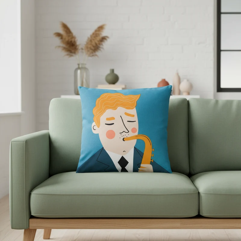 Spira Kissenbezug Harry – 50 x 50 cm Kissenhülle Blau