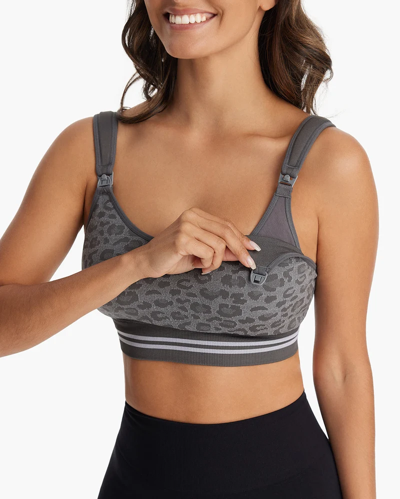 DEX 4-in-1 Freihändiger Abpump-BH – Nahtlos & Stretch