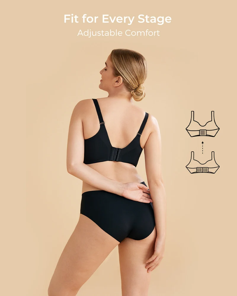 SMOOTH - Ultra weich & Omni Mutterschafts-BH zum Stillen (2er-Pack)