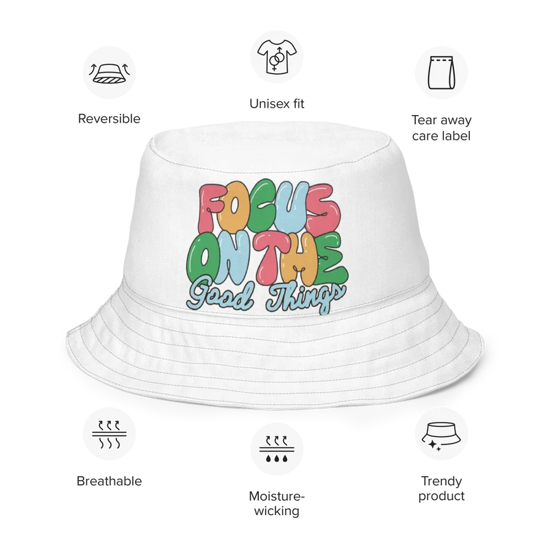 Reversible bucket hat