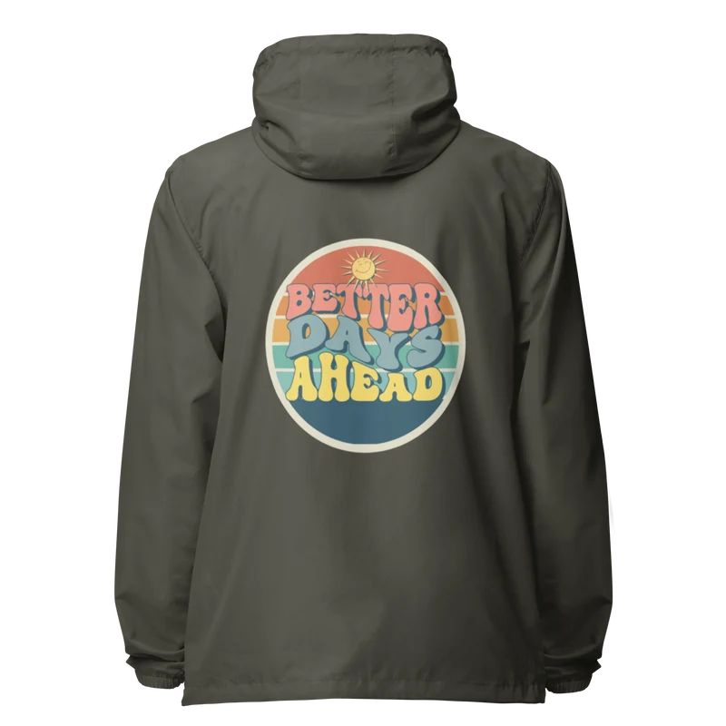 Unisex lightweight zip up windbreaker - ONLY SHIPPING TO USA