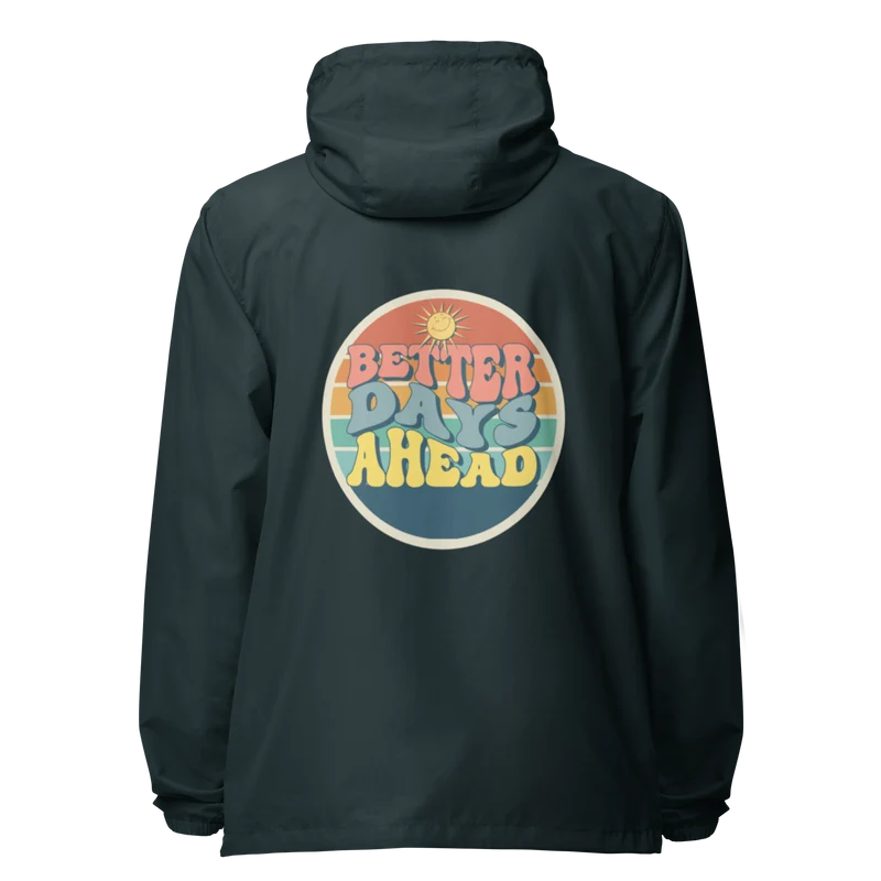 Unisex lightweight zip up windbreaker - ONLY SHIPPING TO USA