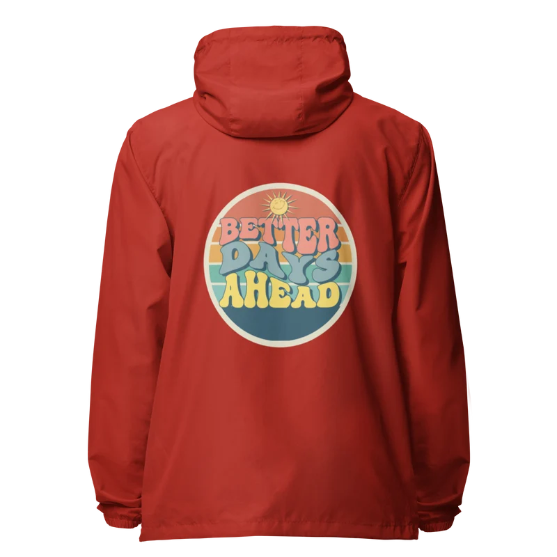 Unisex lightweight zip up windbreaker - ONLY SHIPPING TO USA