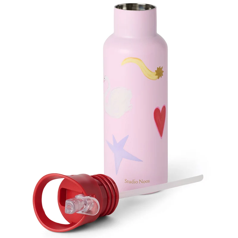 Studio Noos Edelstahl-Trinkflasche 'Fantasy Feast' 500 ml