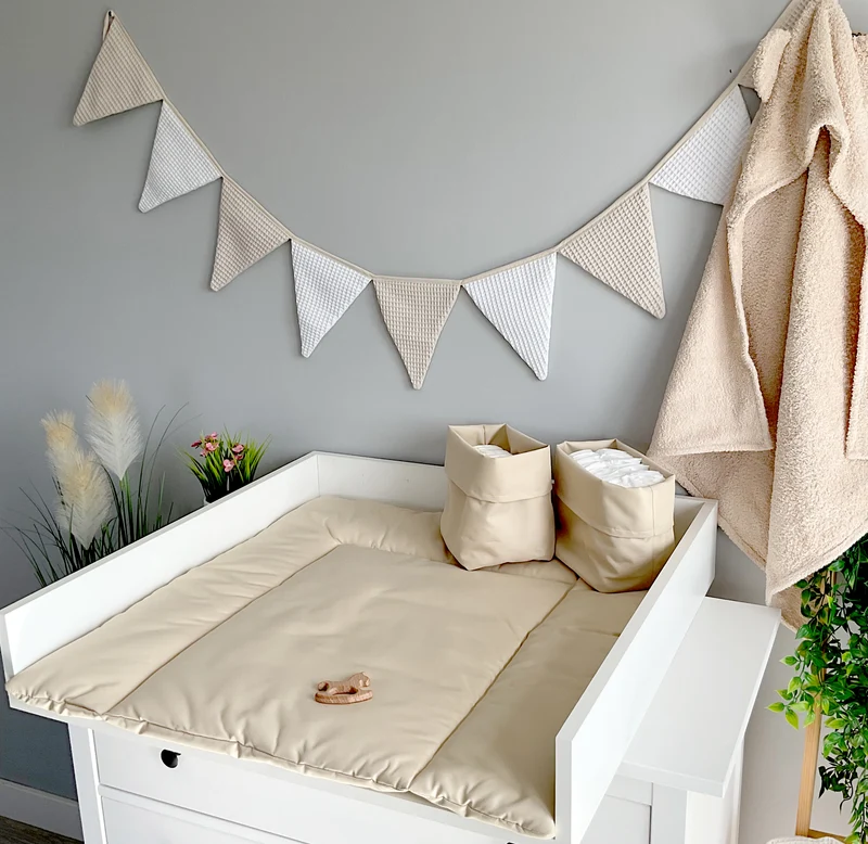 Waterproof changing mat | Beige