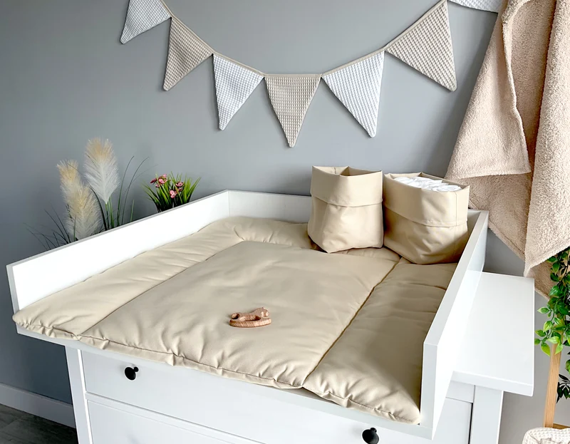 Waterproof changing mat | Beige