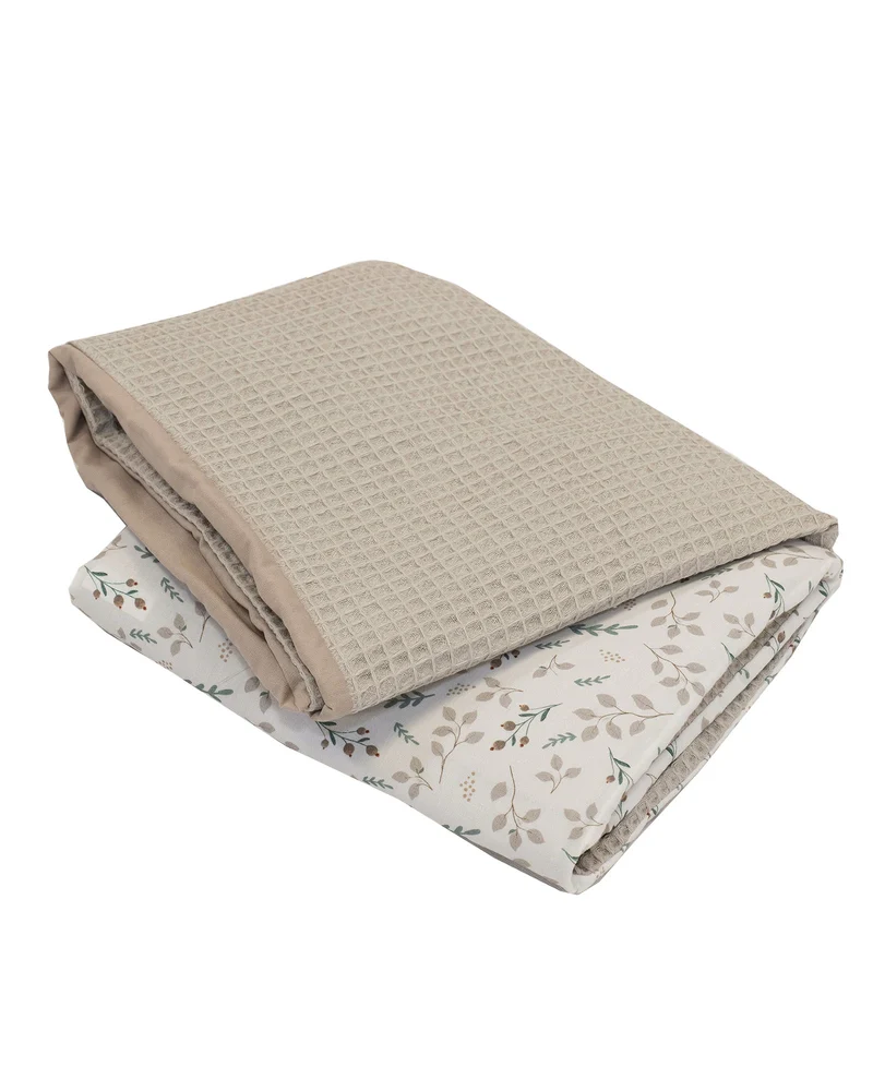 Wickelauflagen-Bezug Floral Sand