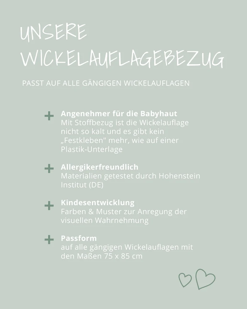 Wickelauflagen-Bezug Wale