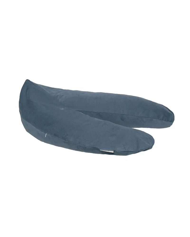 Stillkissen mit Inlett Feincord Jeansblau