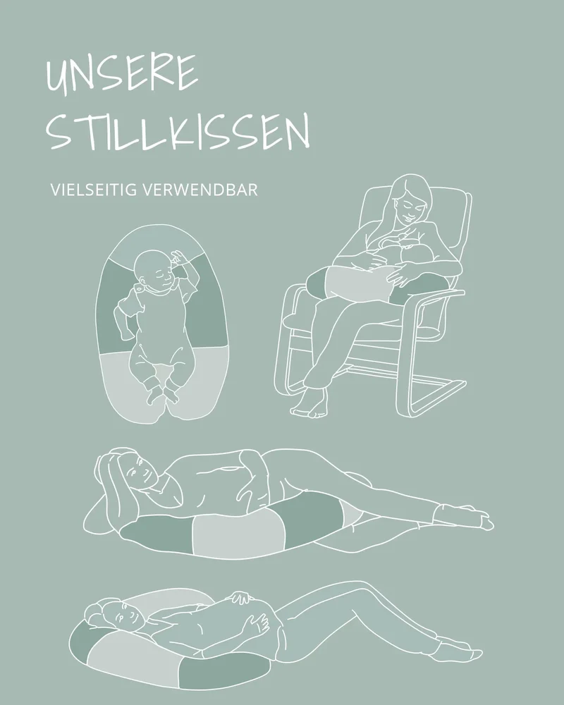 Stillkissen mit Inlett Feincord Jeansblau