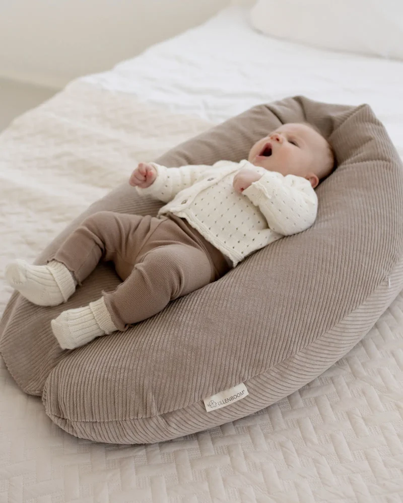 Ersatzbezug für Stillkissen Cord Sand