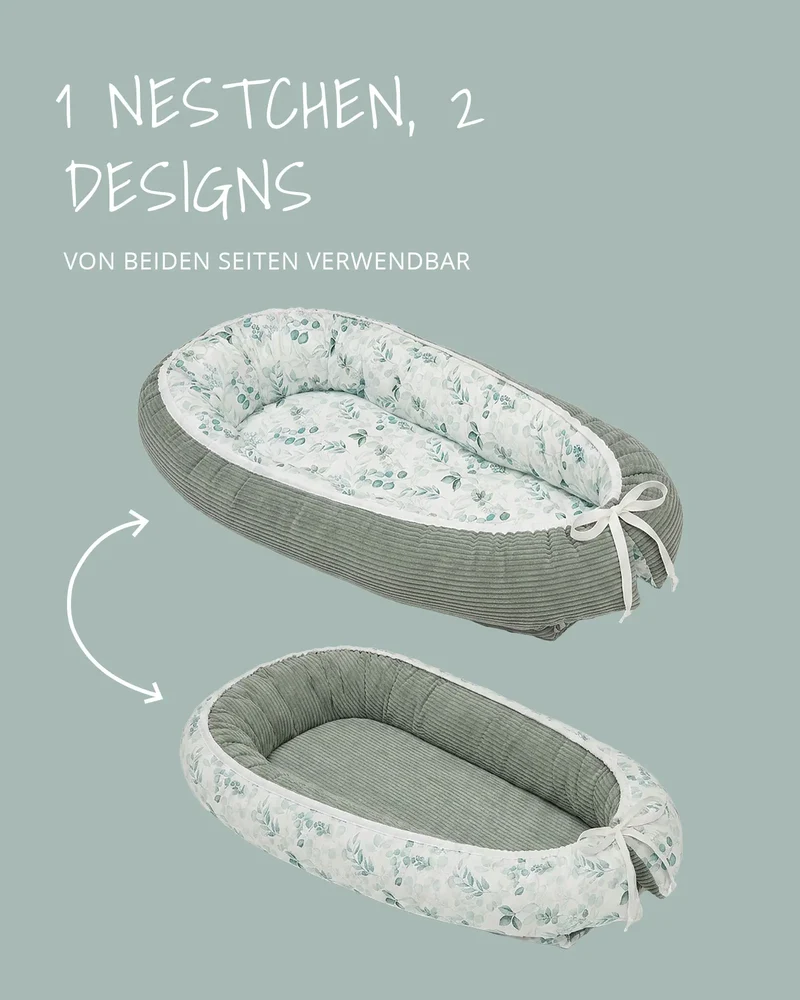 Babynest Cord Eukalyptus