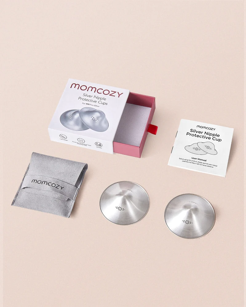 Momcozy Original 999 Silber Brustwarzenschilder