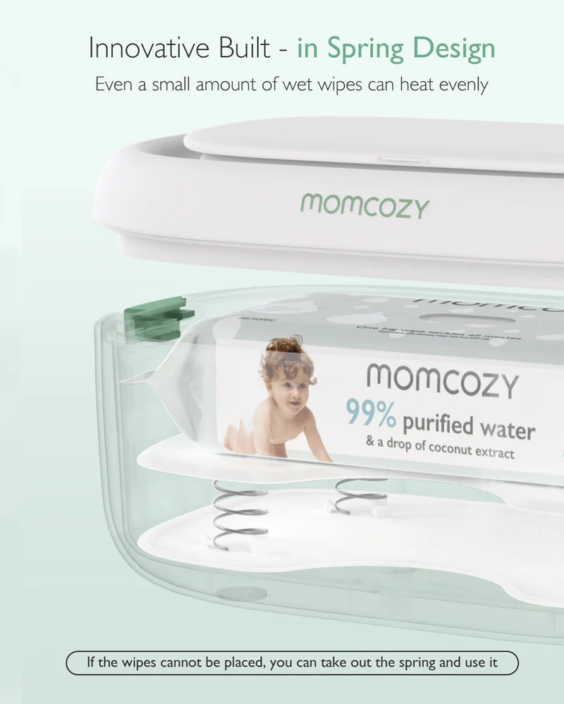 Momcozy Baby-Feuchttücherwärmer mit großer Kapazität
