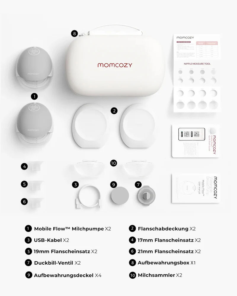 Momcozy Mobile Flow™ Freihändige Milchpumpe | M9
