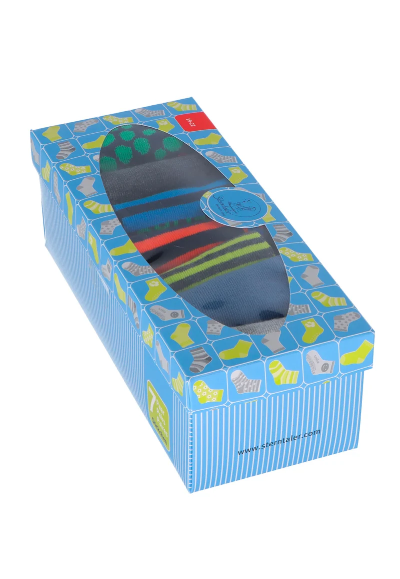 Söckchen Wochentage Junge, 7er-Box