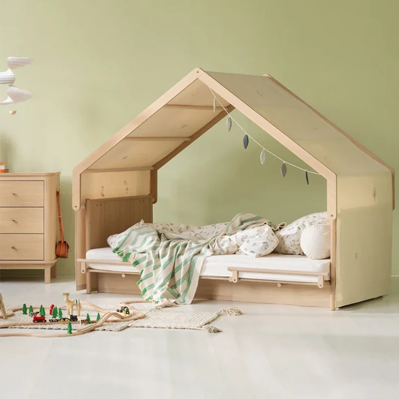 Oliver Furniture Hausdach für Bett 'Camp Novel' Eiche