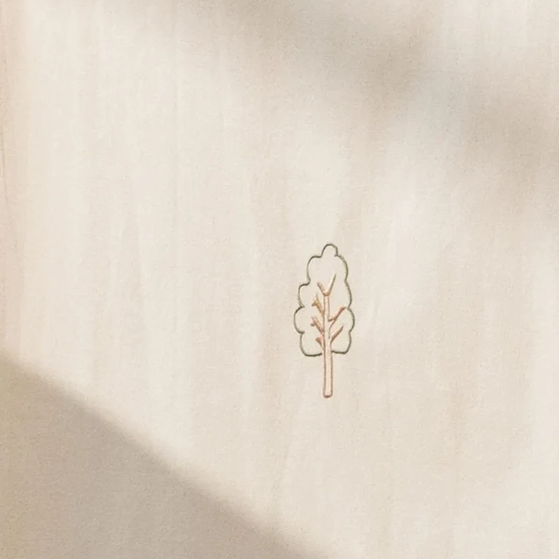 Oliver Furniture Betthimmel mit Stickerei für Babybett 'Camp Novel' Ungefärbt