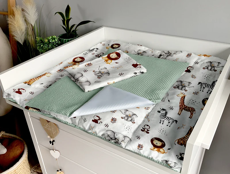 Changing mat | set of 6 elements | ZOO and dirty mint