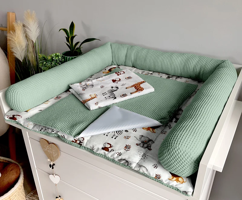 Changing mat | set of 6 elements | ZOO and dirty mint