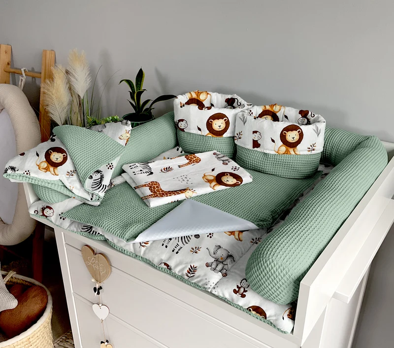 Changing mat | set of 6 elements | ZOO and dirty mint