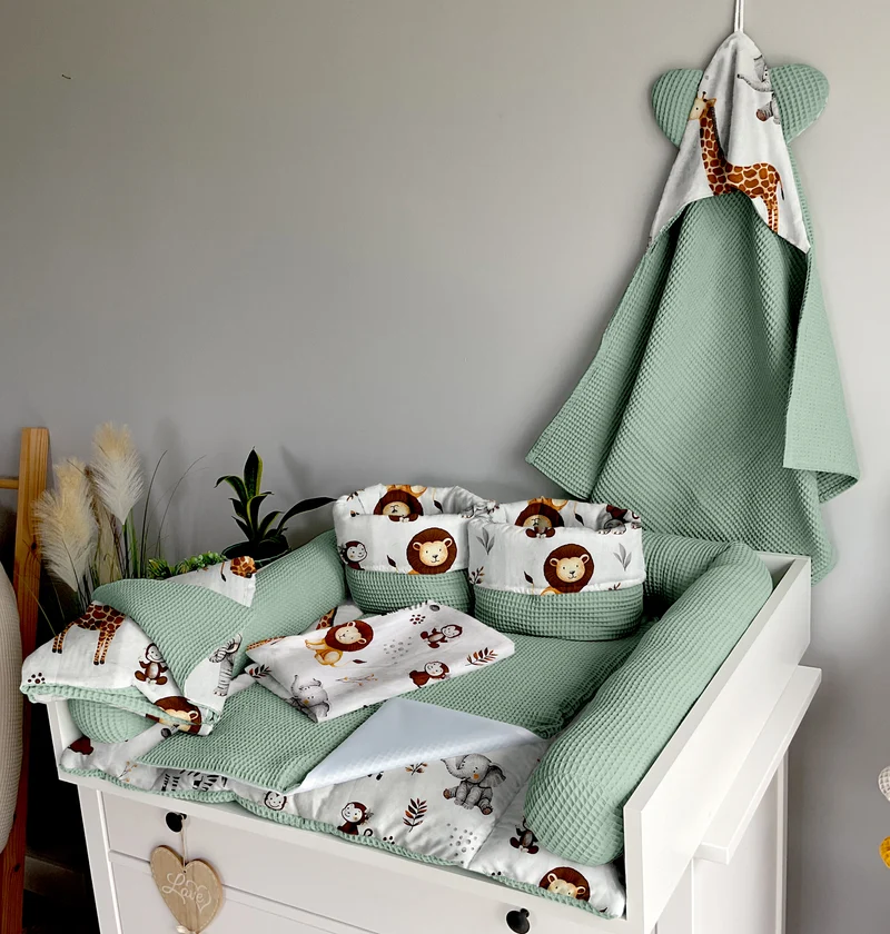 Changing mat | set of 6 elements | ZOO and dirty mint