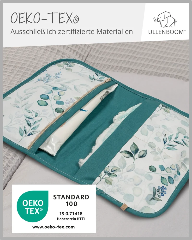 Windeltasche Eukalyptus Petrol
