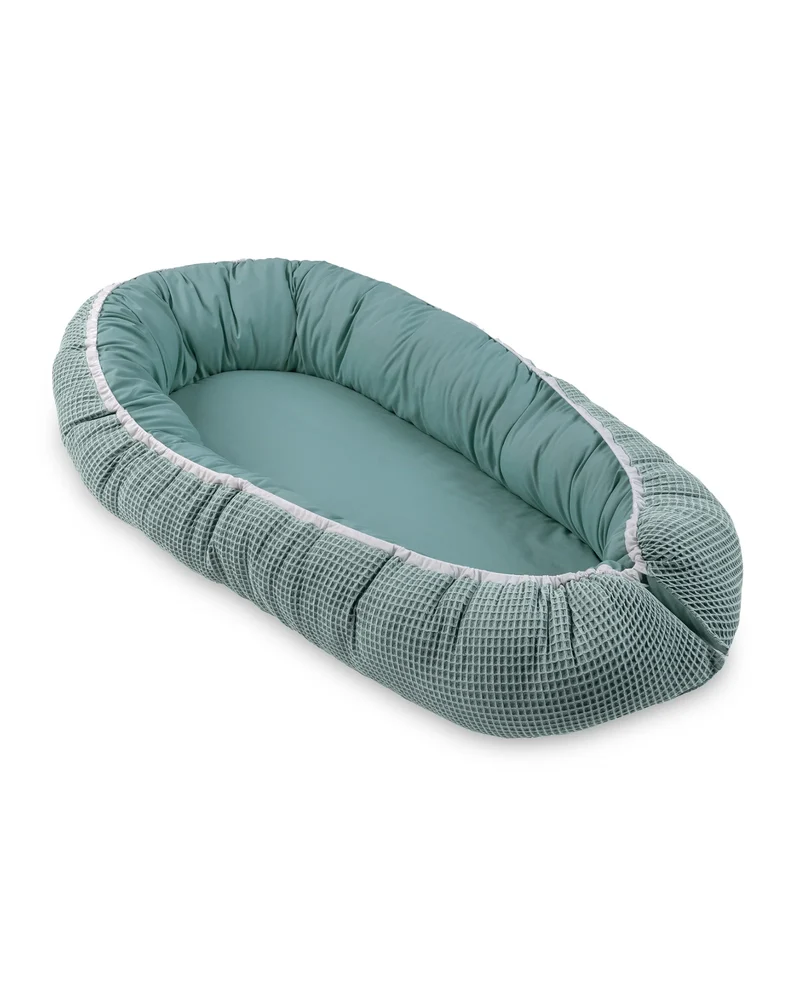 Babynest Waffelpiqué Salbeigrün