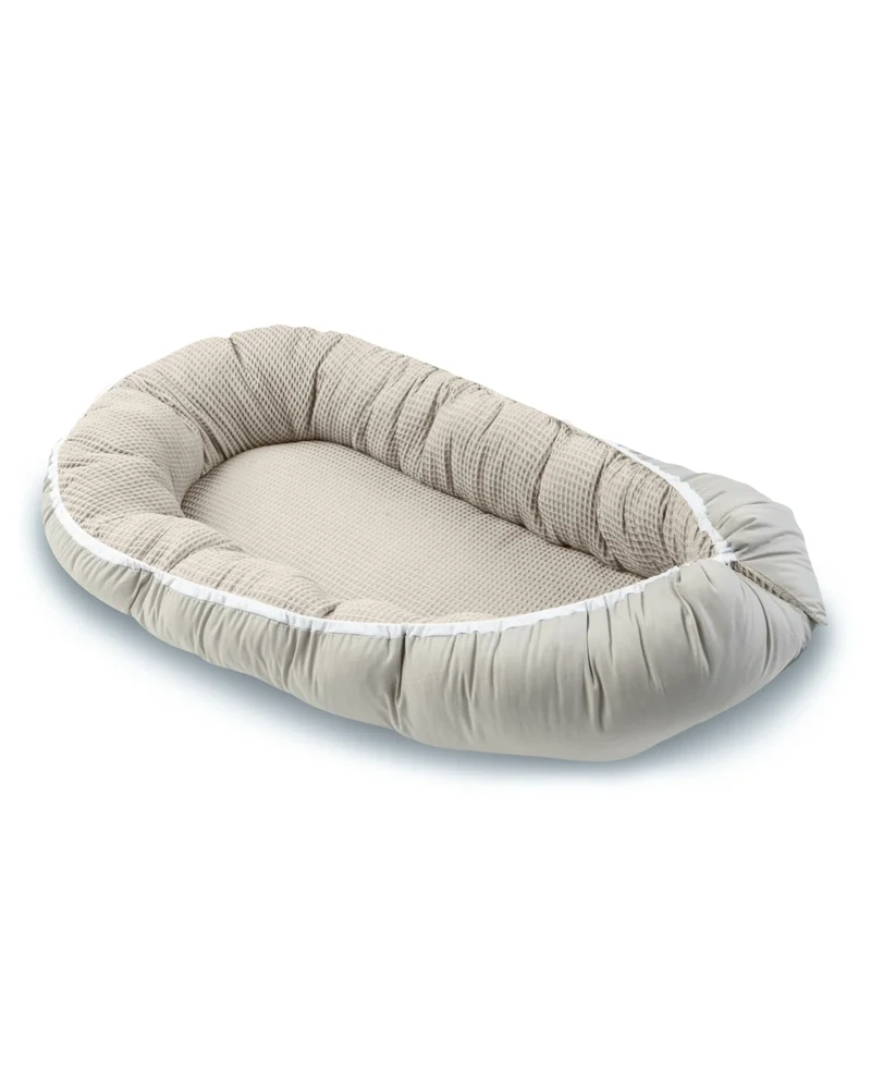 Babynest Waffelpiqué Sand