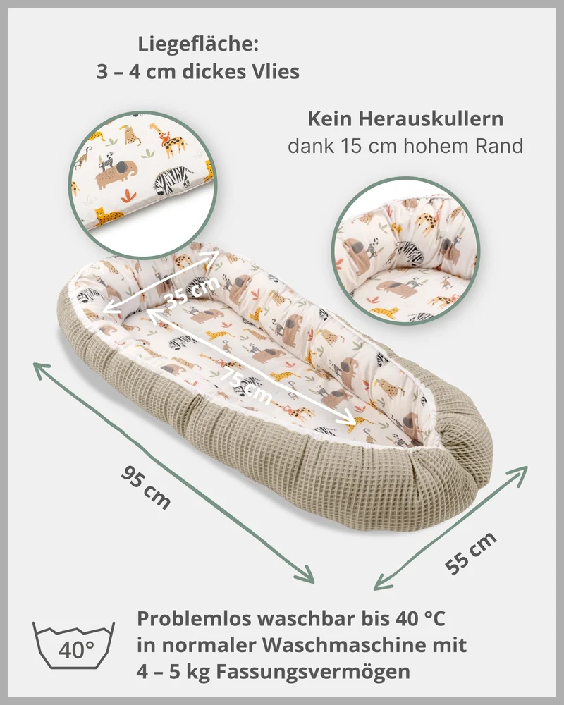 Babynest Sand Savanne