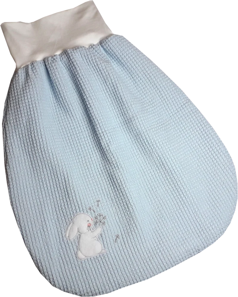 BABY GESCHENKSET "Hase mit Pusteblume" Strampelsack & Herz inkl. Personalisierung mit Geschenkbox