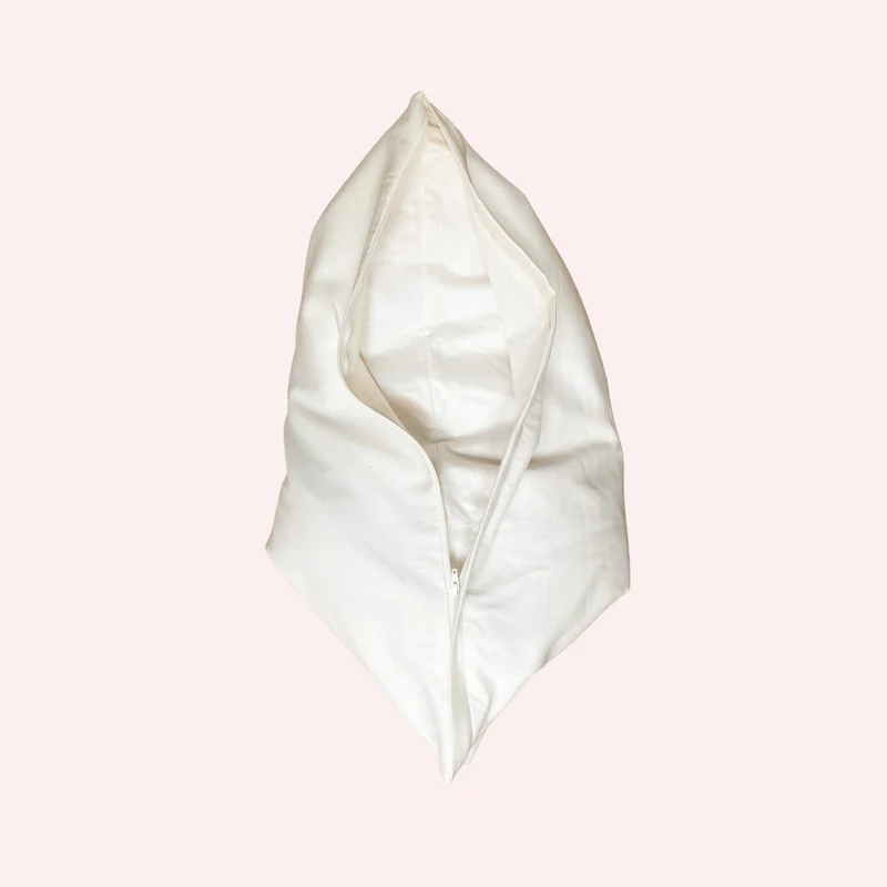 Kopfkissen Hirse mit Kristallsalz 60x40cm Creme