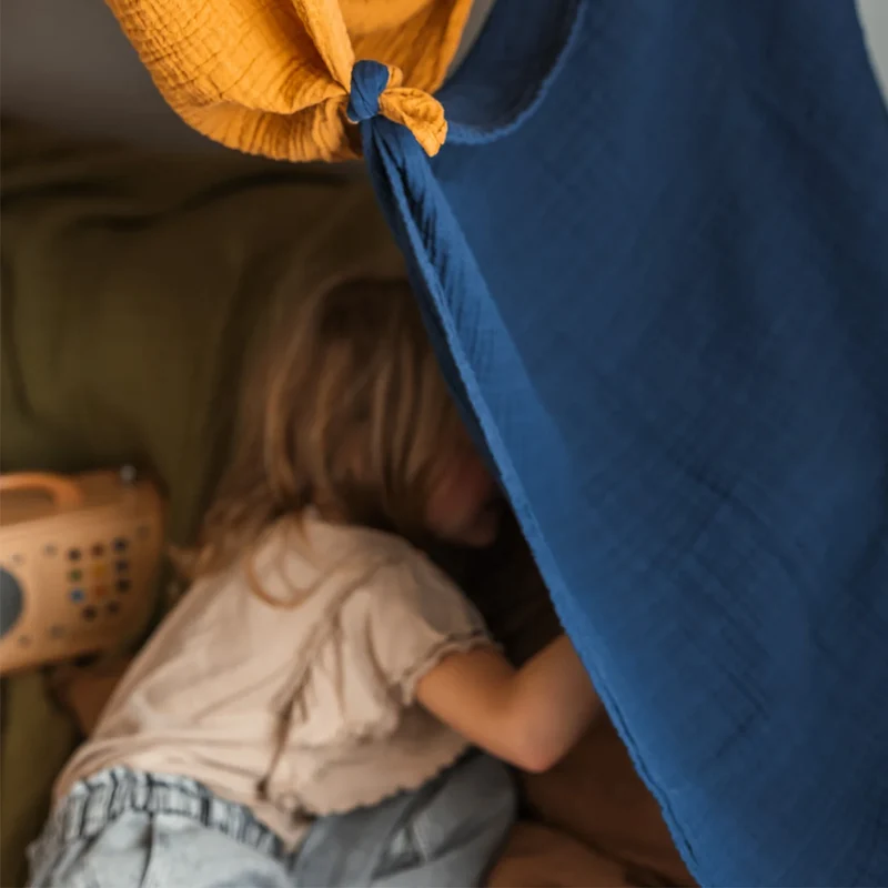 Petit Stellou Mulltuch Nooshi Blanket Night