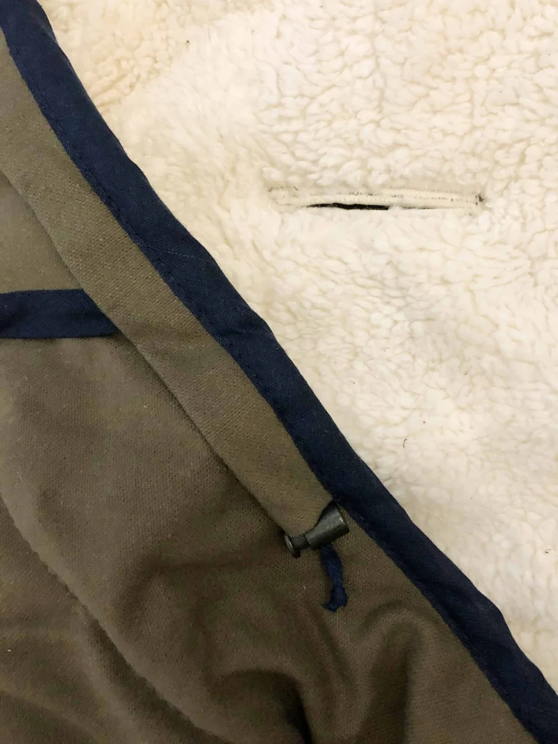 Bio Fußsack Khaki