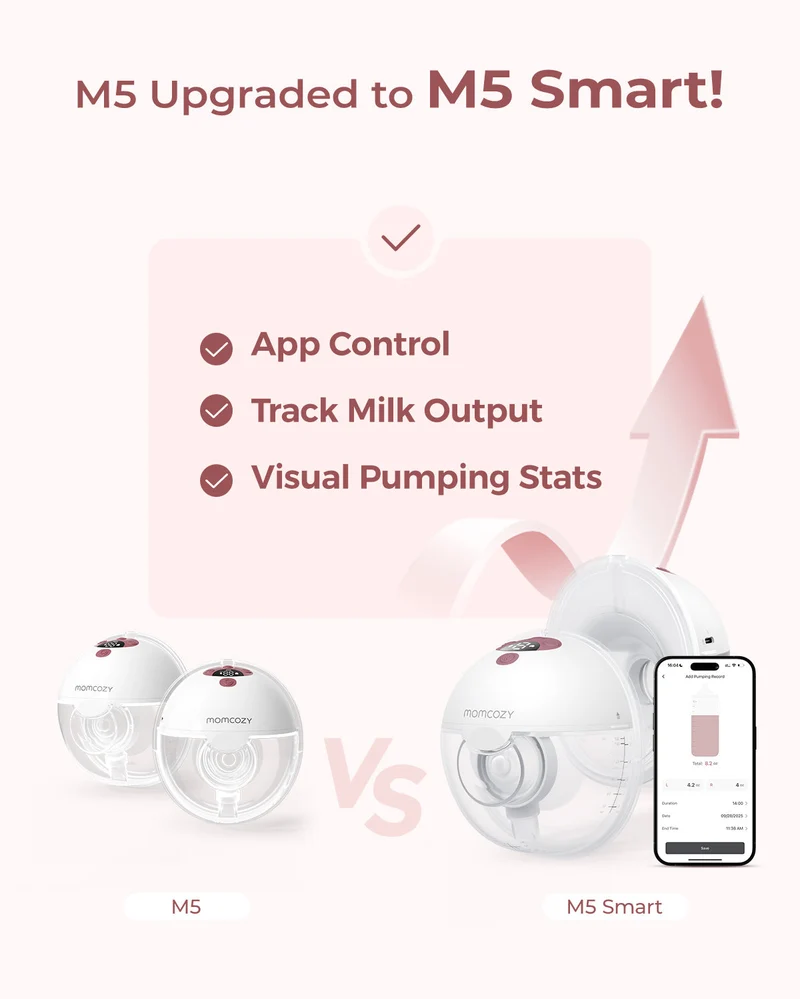 M5 Smart BH Bundle: Zwei M5 Smart kabellose, freihändige Milchpumpen und Jelly Strip BH(YN46)