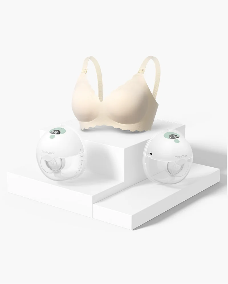 M5 Smart BH Bundle: Zwei M5 Smart kabellose, freihändige Milchpumpen und Jelly Strip BH(YN46)