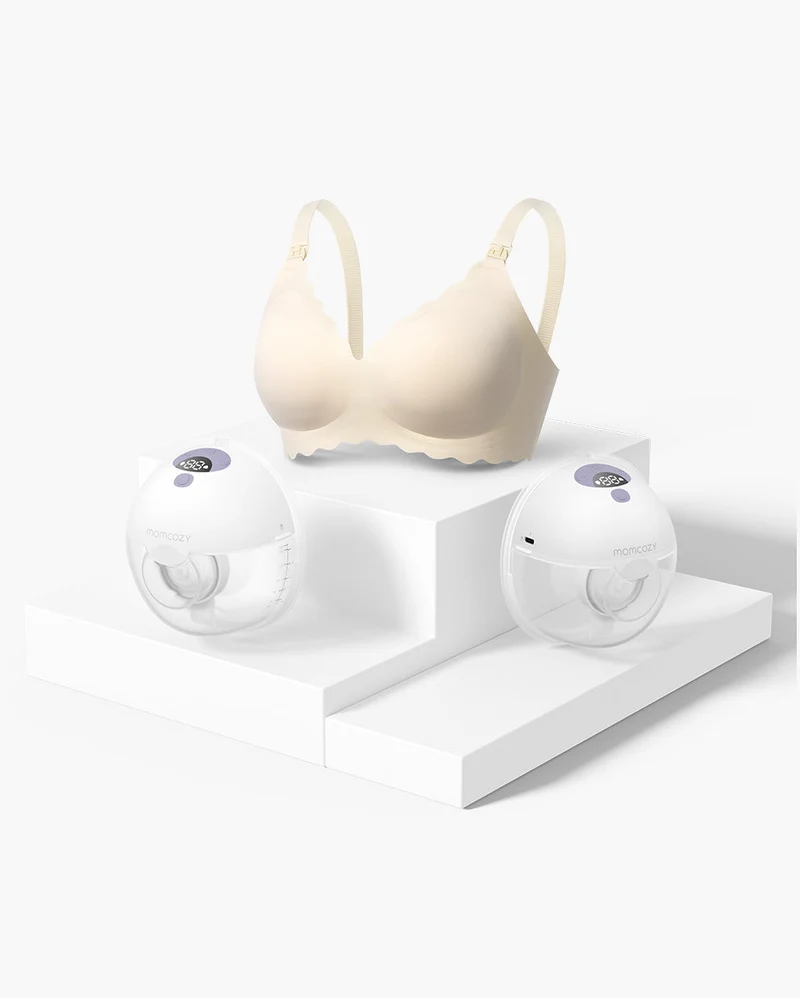 M5 Smart BH Bundle: Zwei M5 Smart kabellose, freihändige Milchpumpen und Jelly Strip BH(YN46)