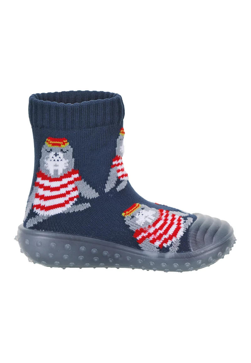 Adventure-Socks mit Motiv Robbe in Marine