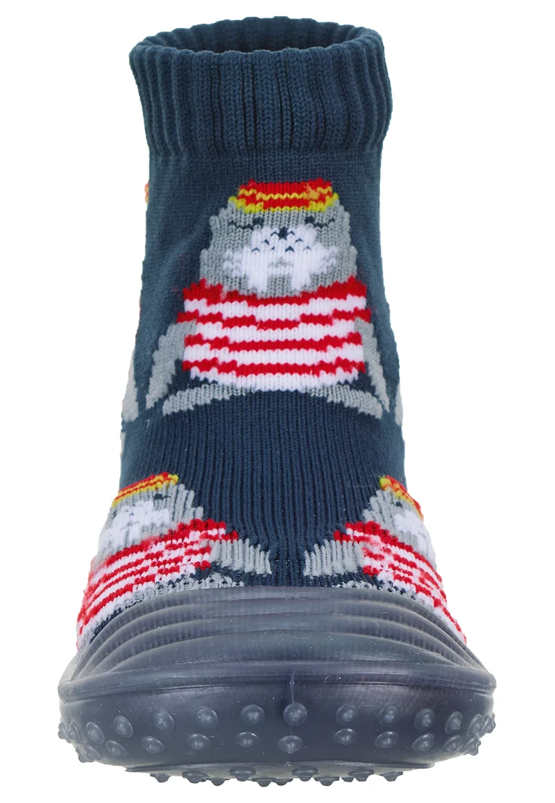 Adventure-Socks mit Motiv Robbe in Marine