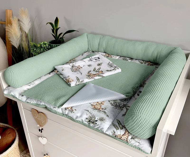 Changing mat | set of 6 elements | Safari and dirty mint