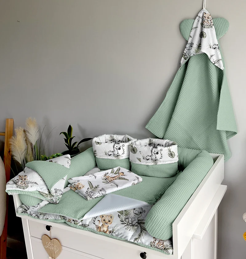 Changing mat | set of 6 elements | Safari and dirty mint