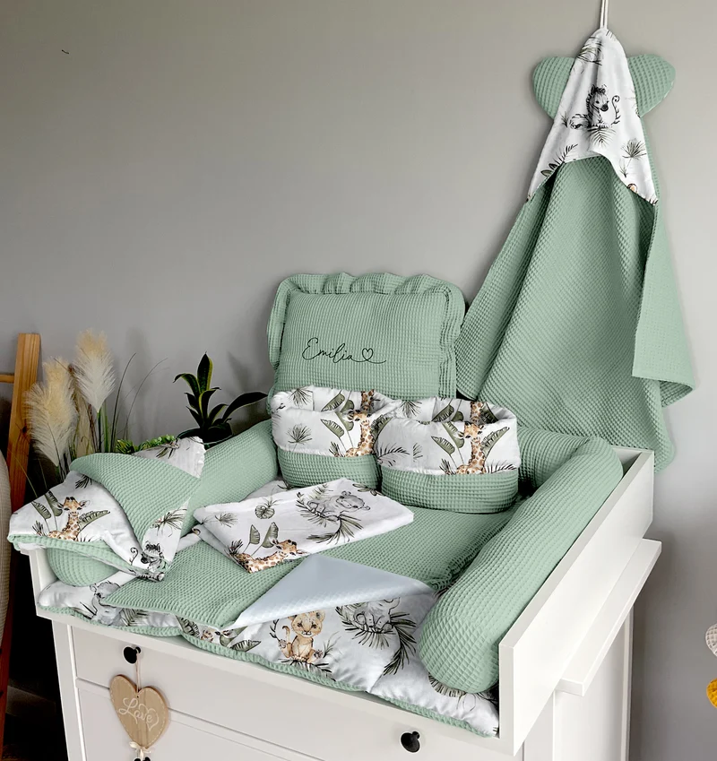 Changing mat | set of 6 elements | Safari and dirty mint