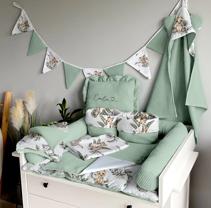 Changing mat | set of 6 elements | Safari and dirty mint