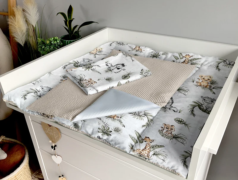 Changing mat | set of 6 elements | Safari and sand